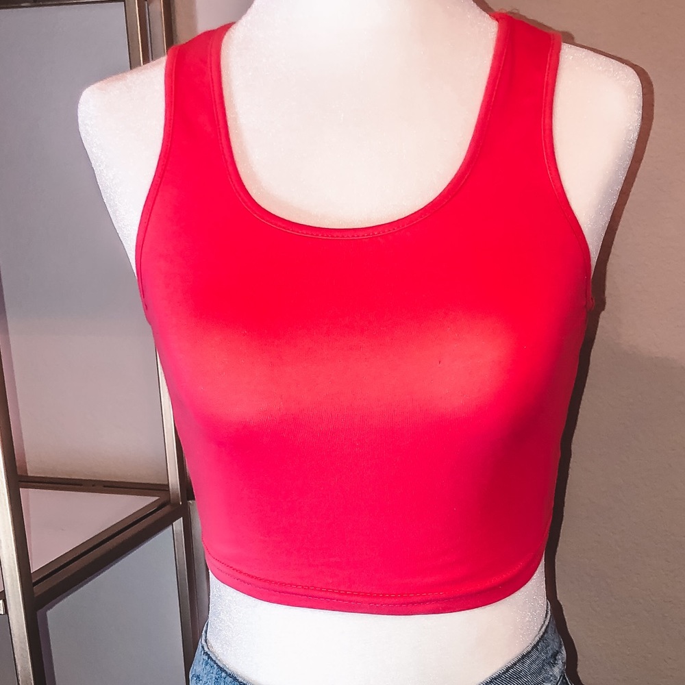 CROP TOP - Coral